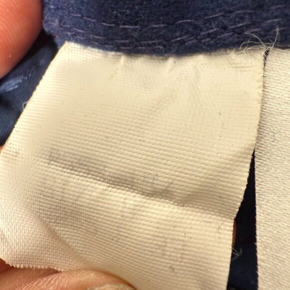 Vintage Pendleton Suit -Jacket & Skirt, Navy Blackwatch Trim Sz 8 Virgin Wool - Picture 4 of 15